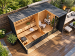Black Box Sauna with Mirror Glass - Image 2